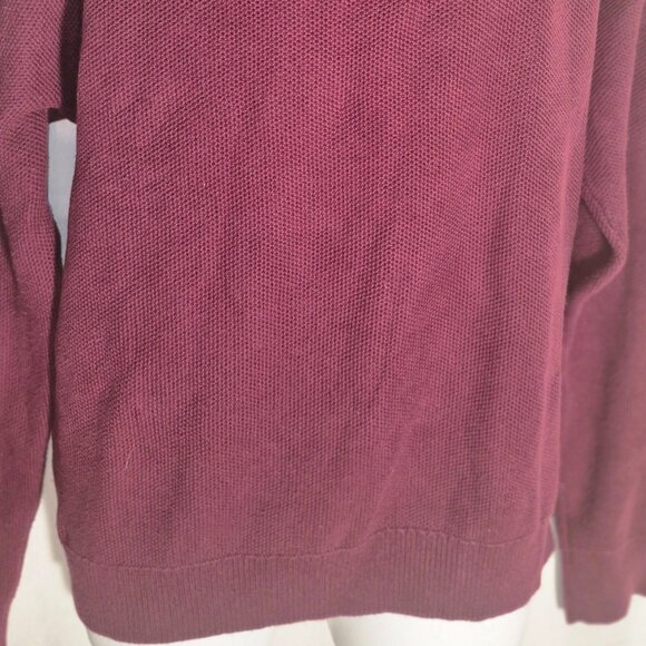 CHAPS vintage stylish zippered chest Cotton Sweater in size XL - Picture 9 of 16